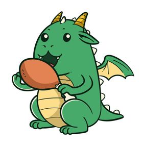 卡通小恐龙图案