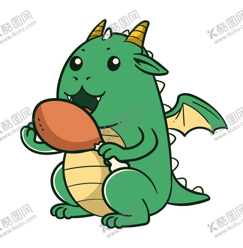 编号：14934809201613578711【酷图网】源文件下载-卡通小恐龙