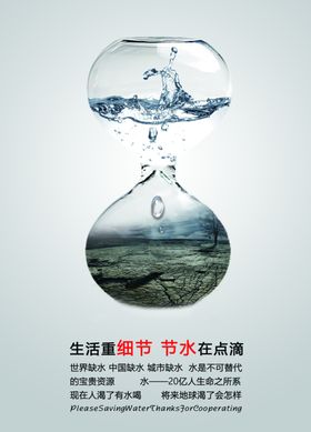 节约用水公益海报