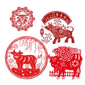 牛年窗花