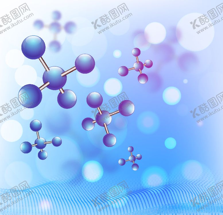 编号：66967810311501131380【酷图网】源文件下载-分子背景