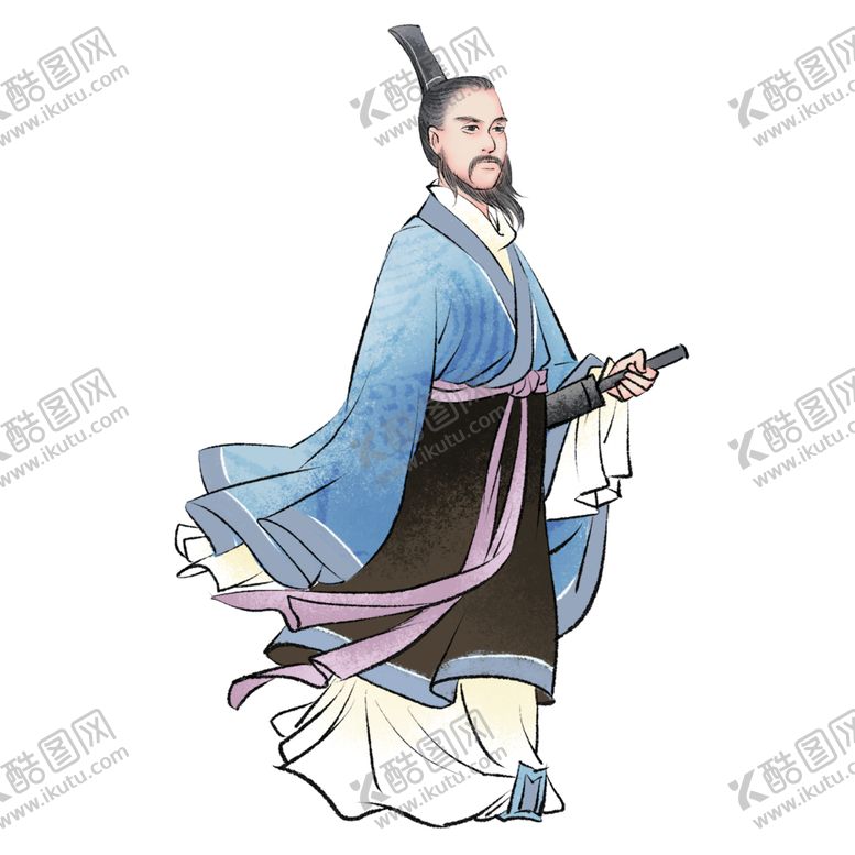 编号：45911109191151131669【酷图网】源文件下载-国学人物插画