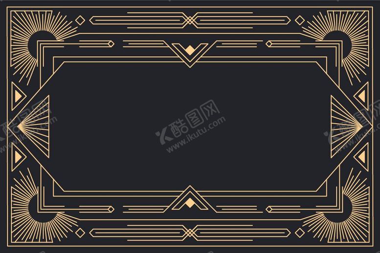编号：56190809172159243802【酷图网】源文件下载-金色线条背景