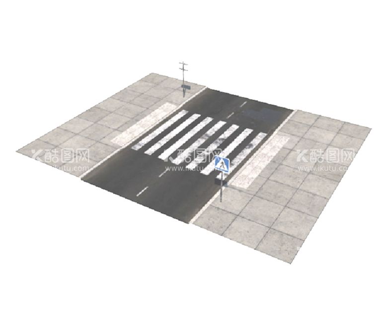 编号：89906311241737186671【酷图网】源文件下载-C4D模型 马路  