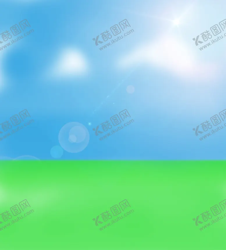 编号：84641506181258198176【酷图网】源文件下载-蓝天草地背景