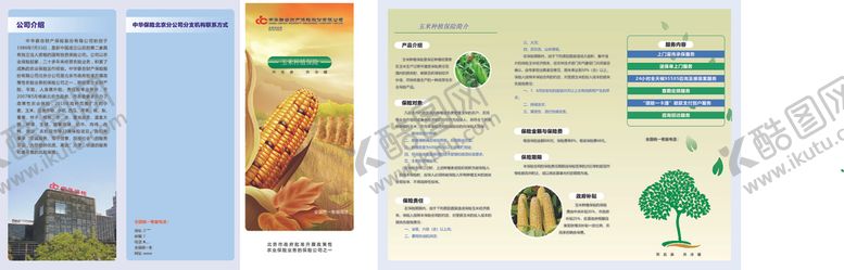 编号：23779810172052495427【酷图网】源文件下载-玉米折页