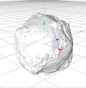 C4D模型岩石假山石头景观石