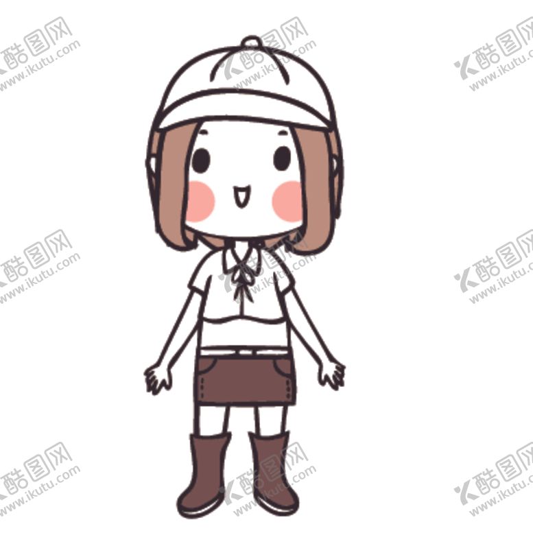 编号：30578109190411109378【酷图网】源文件下载-可爱人物形象插画