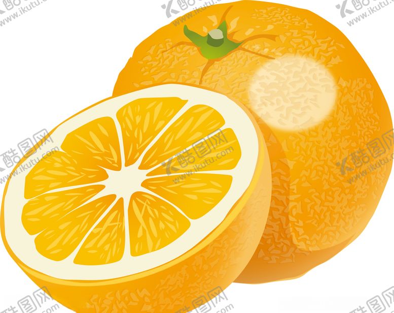 编号：29924510030144497779【酷图网】源文件下载-矢量橙子