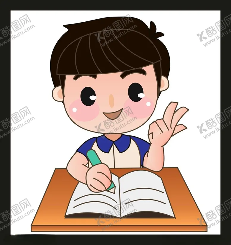 编号：82714202050636003353【酷图网】源文件下载-手绘卡通学生