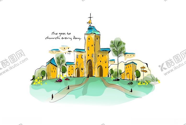 编号：61457309260626216125【酷图网】源文件下载-风景建筑