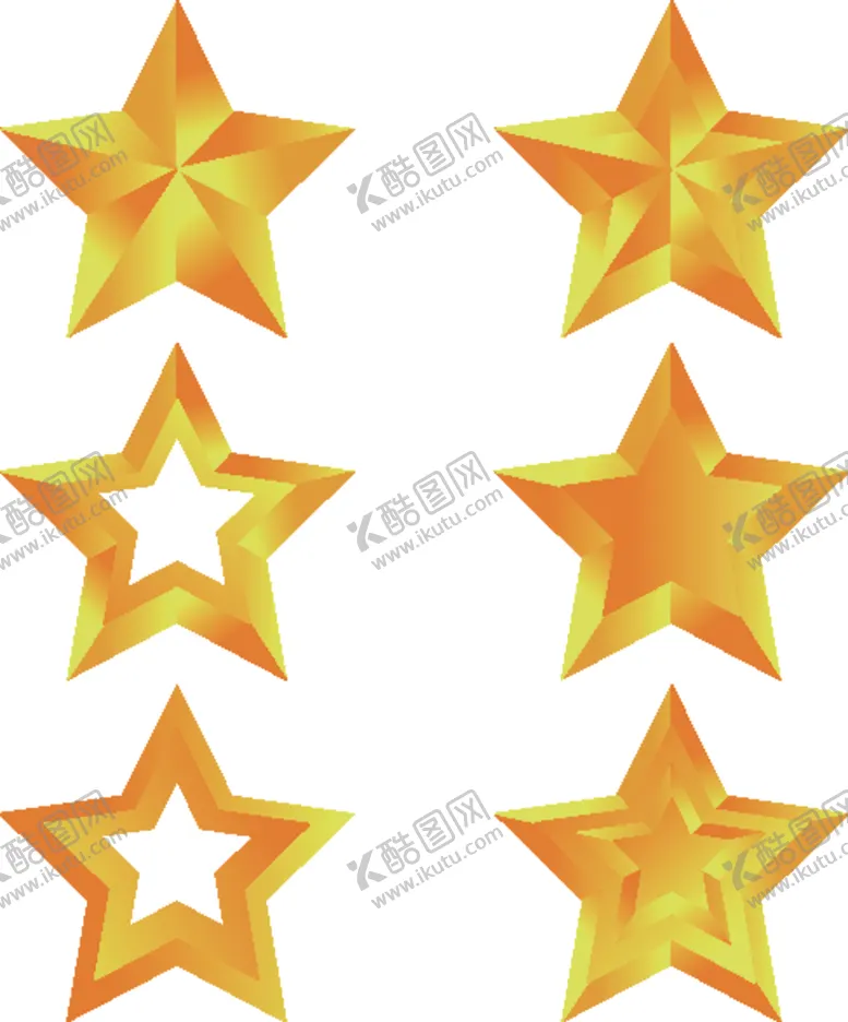 编号：89206604281204039772【酷图网】源文件下载-星星五角星