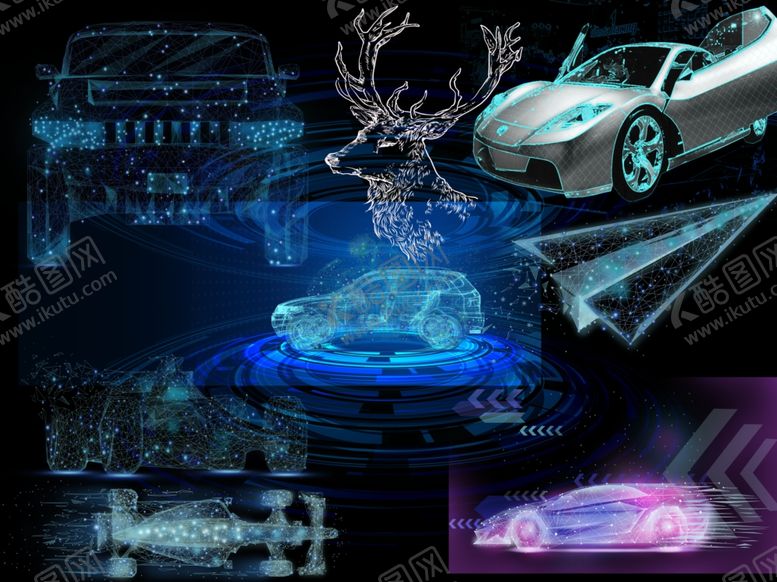 编号：90952609171648376894【酷图网】源文件下载-手绘几何线条设计元素