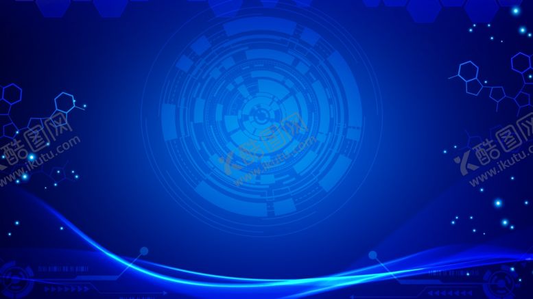 编号：65966110221450106007【酷图网】源文件下载-蓝色科技背景