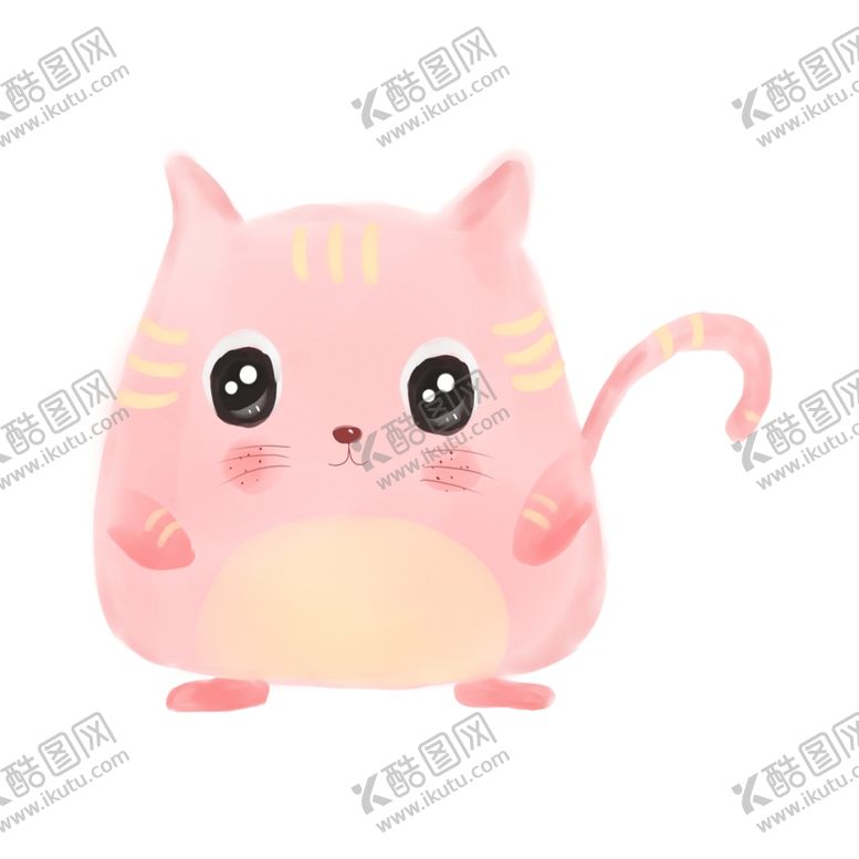 编号：54533206170118018181【酷图网】源文件下载-粉色可爱猫咪