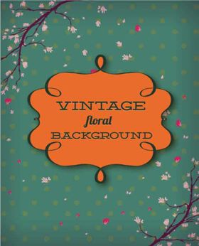 欧式边框复古背景海报设计广告素