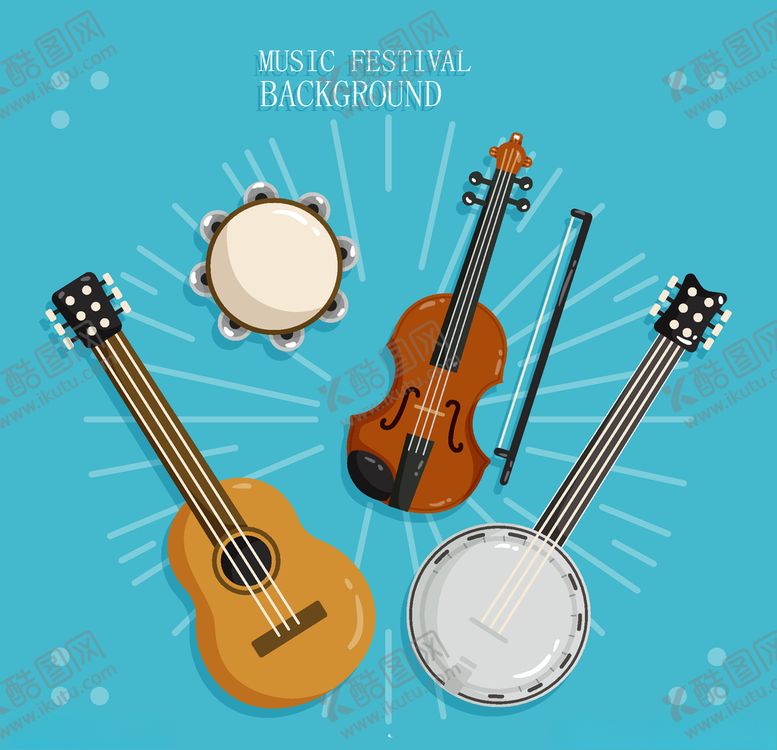 编号：91306909170819322490【酷图网】源文件下载-卡通吉它