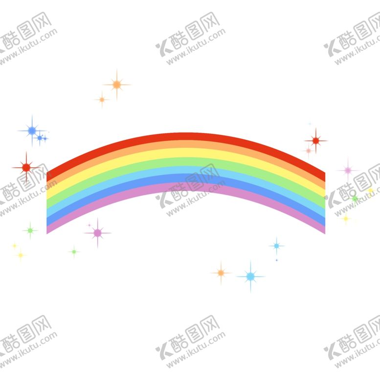 编号：67161502202233345611【酷图网】源文件下载-卡通彩虹
