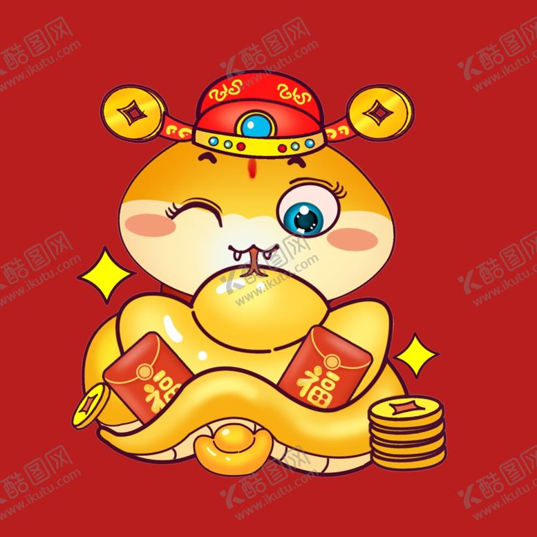 编号：23102601291054334125【酷图网】源文件下载-手绘卡通小蛇