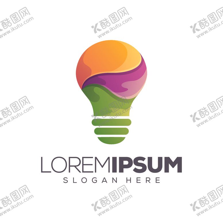编号：23610810010042538504【酷图网】源文件下载-灯泡LOGO