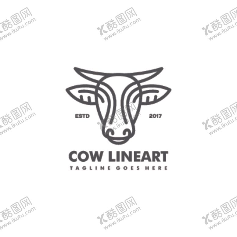 编号：10858209281023041622【酷图网】源文件下载-牛头标志