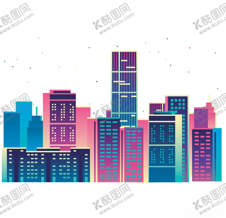 编号：35083904302238278492【酷图网】源文件下载-城市剪影