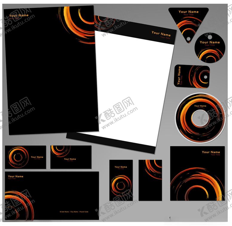 编号：42333704131539056728【酷图网】源文件下载-多彩几何图案品牌视觉设计