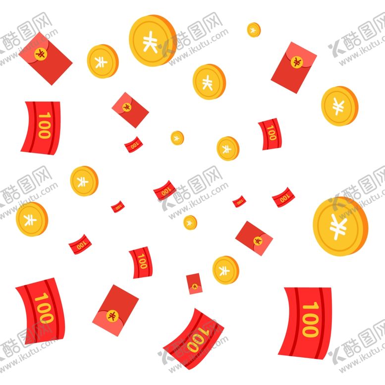 编号：52390409300333252864【酷图网】源文件下载-金币图标红包图标金融图标