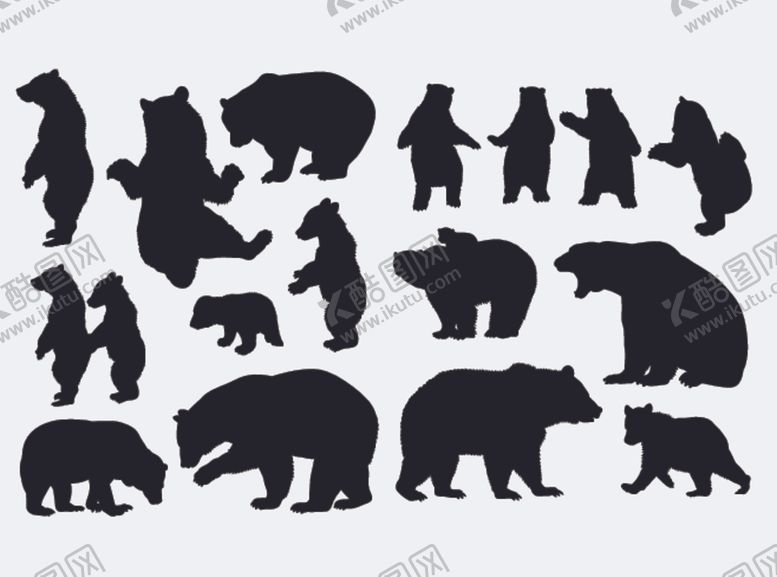 编号：14719309192346114302【酷图网】源文件下载-动物剪影