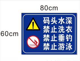 码头警示标语