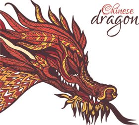 恐龙图标矢量案logo青志