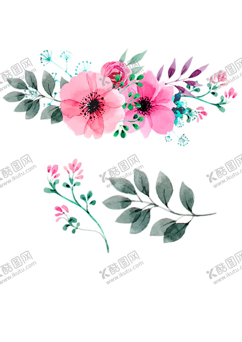 编号：76357505180541312373【酷图网】源文件下载-鲜花装饰