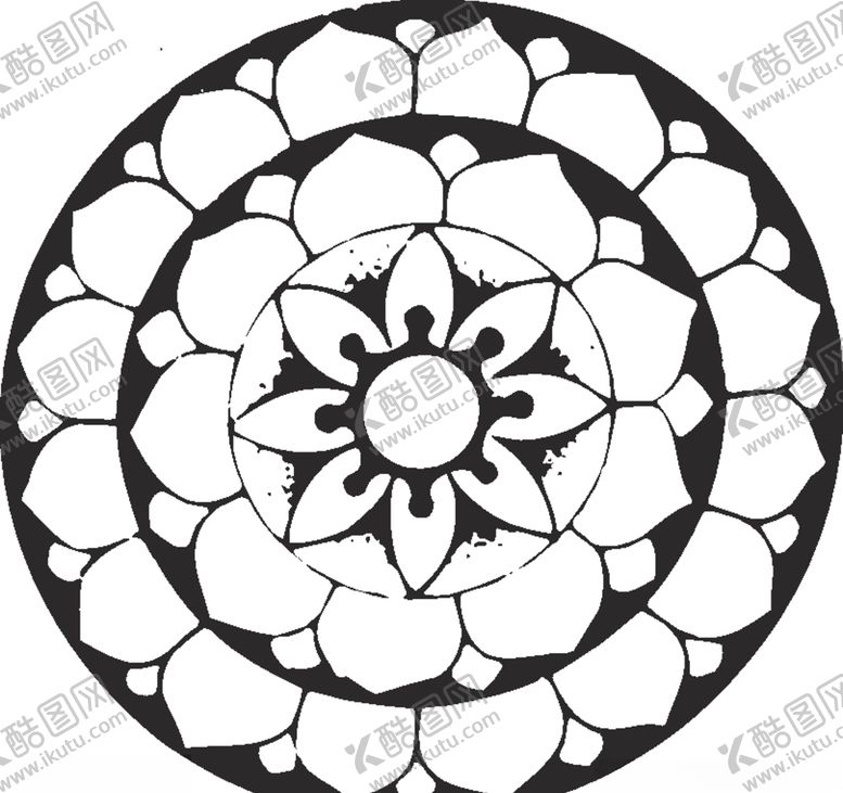 编号：32282309230701539727【酷图网】源文件下载-镂空花图案