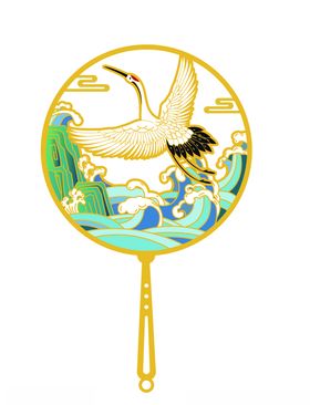 祥云仙鹤山浪