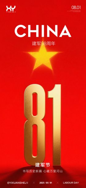81建军节海报