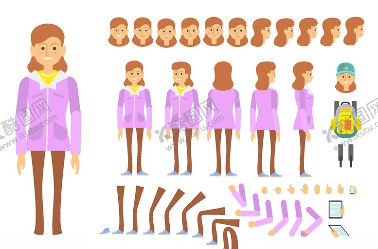 编号：72675110091718369333【酷图网】源文件下载-人物动作拆分