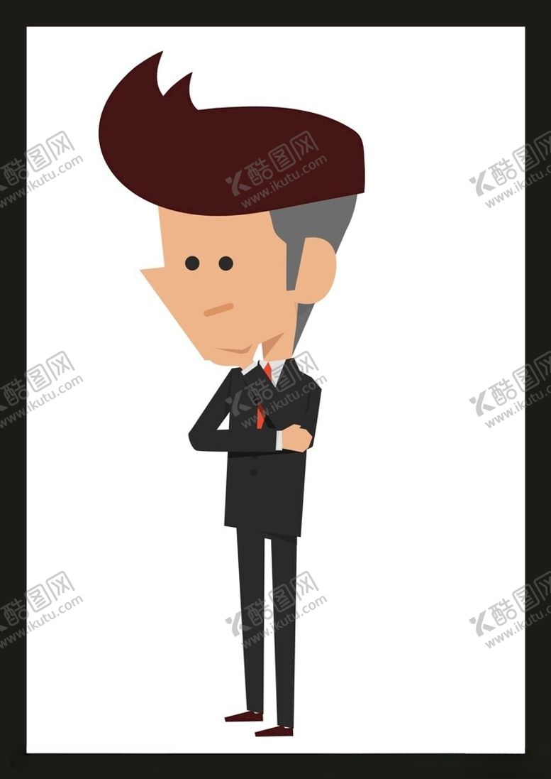 编号：54303101141046372108【酷图网】源文件下载-手绘商务人物