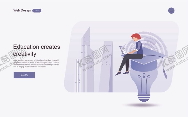 编号：98690609251504185469【酷图网】源文件下载-创意在线教育