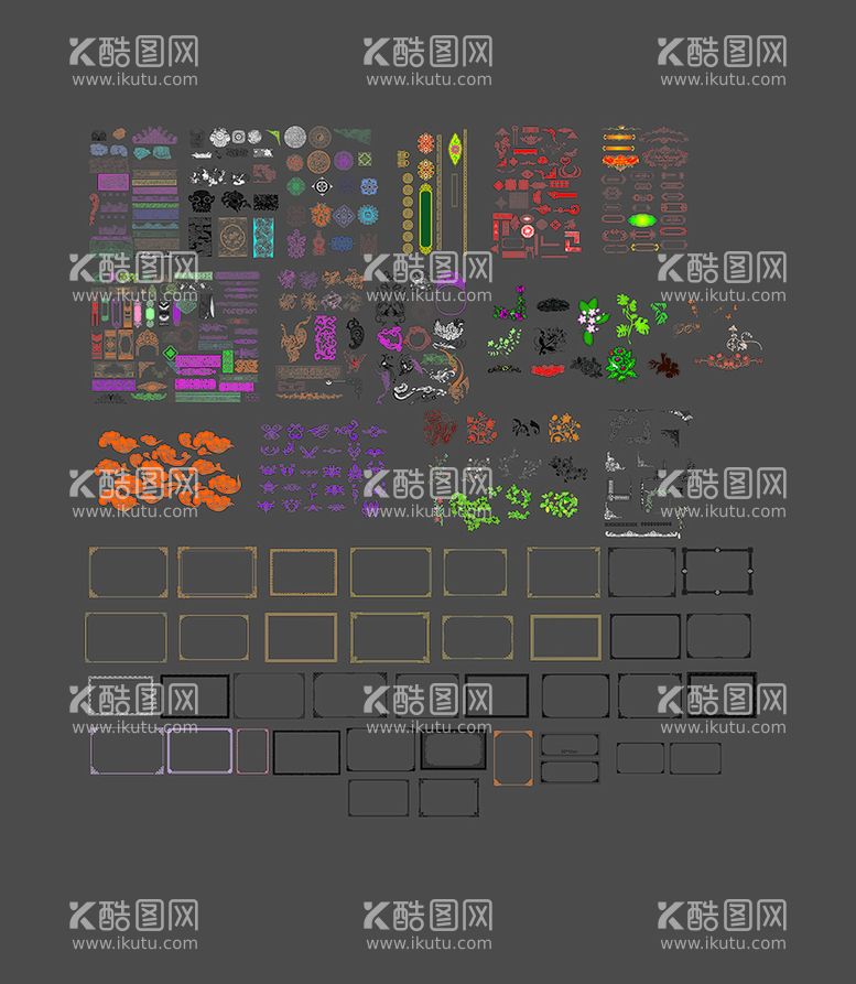 编号：87130601261341032744【酷图网】源文件下载-花纹 边框