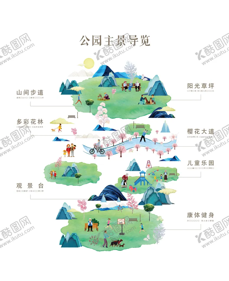 编号：65470909141829183674【酷图网】源文件下载-公园展板卡通手绘