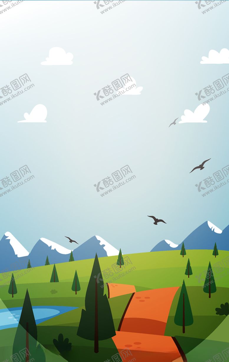 编号：19407910102032253917【酷图网】源文件下载-春天海报