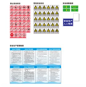 警示牌与安全生产责任制度