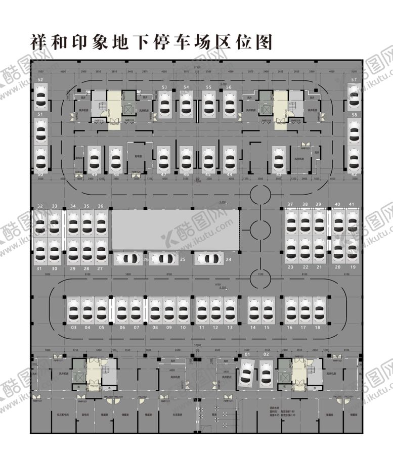 编号：92881210310539484848【酷图网】源文件下载-车库平面图