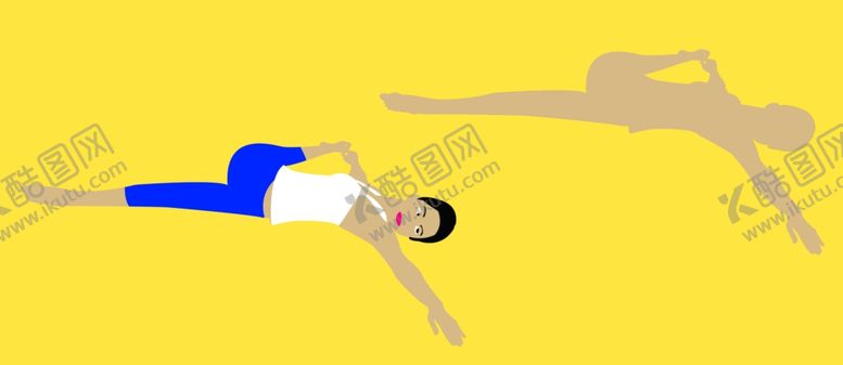 编号：84362407032026332340【酷图网】源文件下载-单侧仰卧扭脊式