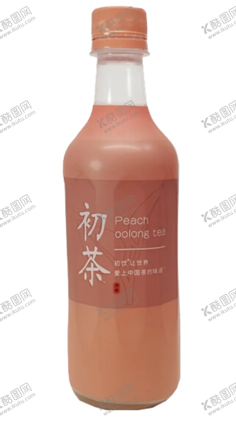 编号：14738909222053455620【酷图网】源文件下载-初饮初茶蜜桃乌龙茶味饮品500