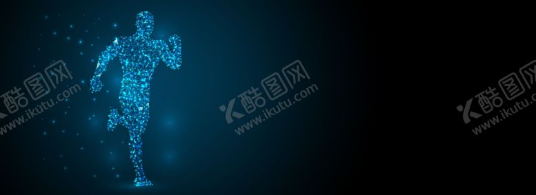 编号：95761410120806328022【酷图网】源文件下载-蓝色奔跑
