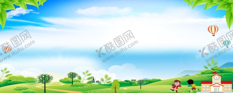 编号：77107006290010487780【酷图网】源文件下载-学校卡通背景