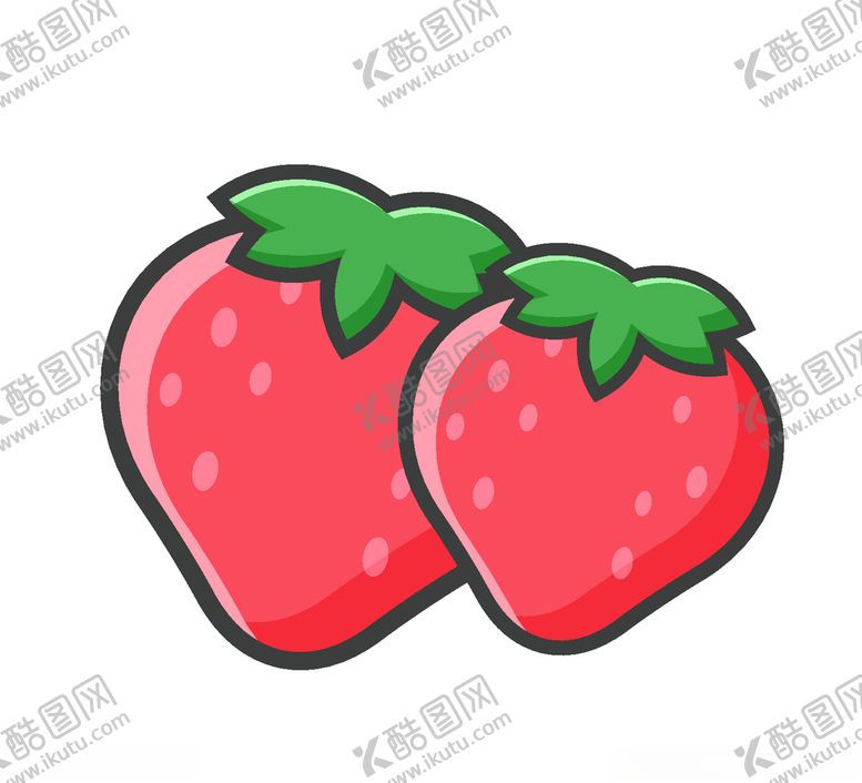 编号：50909810030000483071【酷图网】源文件下载-手绘草莓