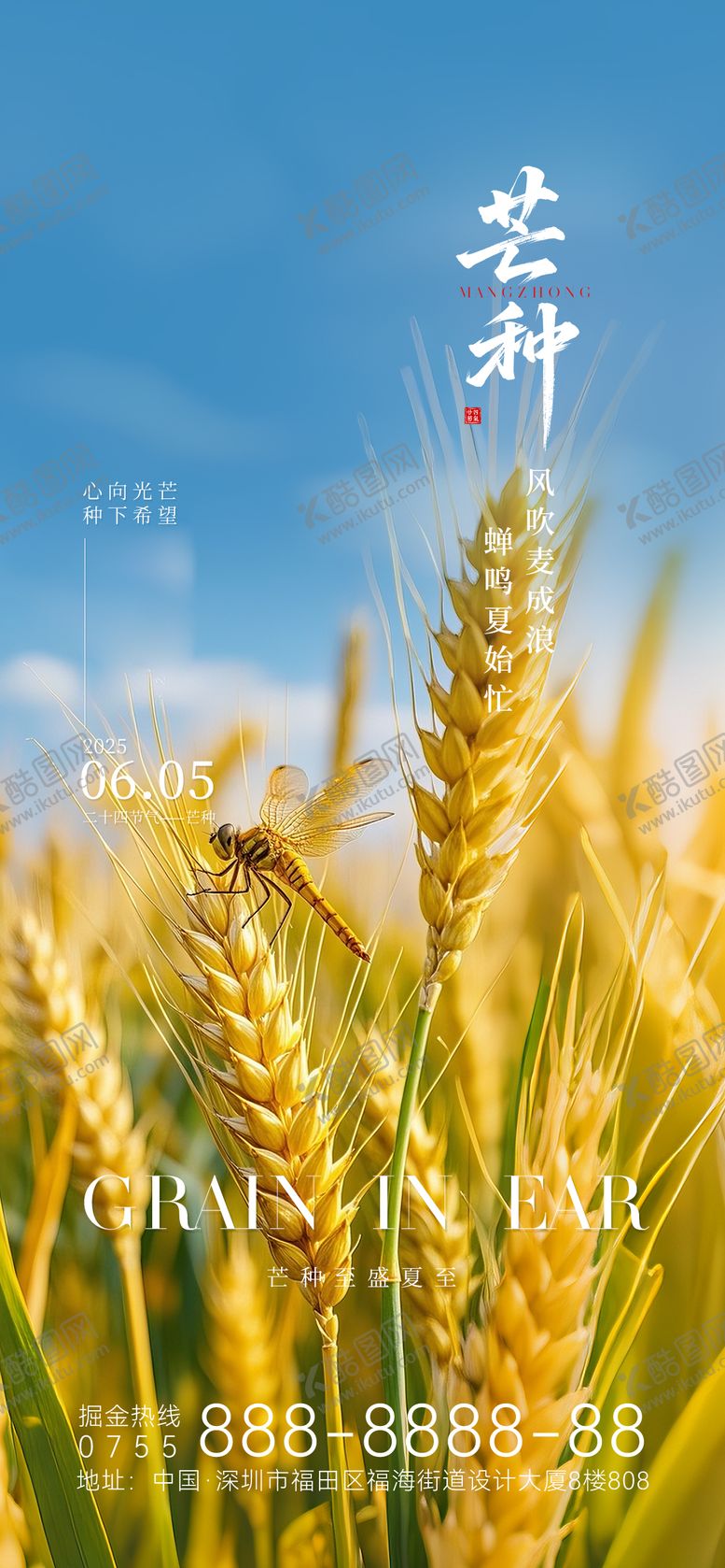 编号：14478906151646594614【酷图网】源文件下载-芒种节气海报