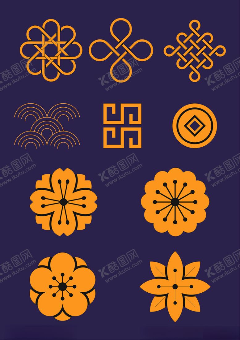 编号：54710601262028392531【酷图网】源文件下载-新中式花纹